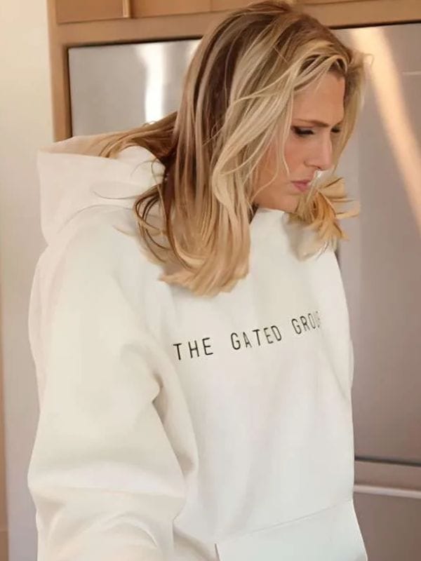The Gated Group Gina Kirschenheiter Hoodie White