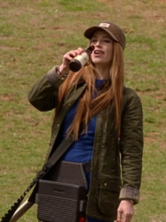 The Hunting Wives S01 Jaime Ray Newman Green Jacket