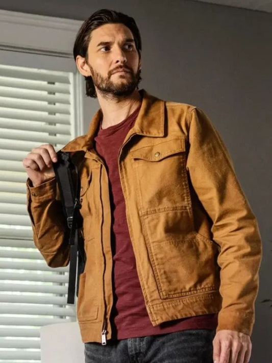 The Institute S01 Ben Barnes Brown Jacket