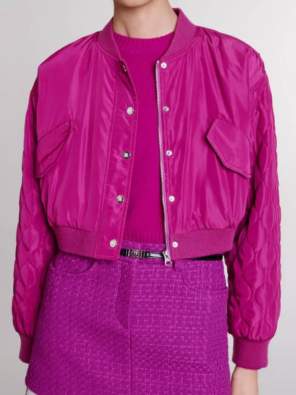 The Irrational S02 Kylie Pink Bomber Jacket