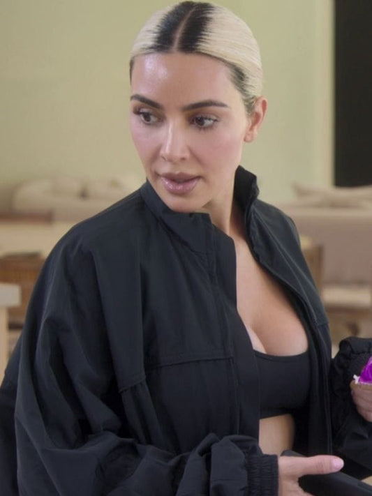 The Kardashians S06 Kim Kardashian Track Jacket The Kardashians S06 Kim Kardashian Track Jacket Black