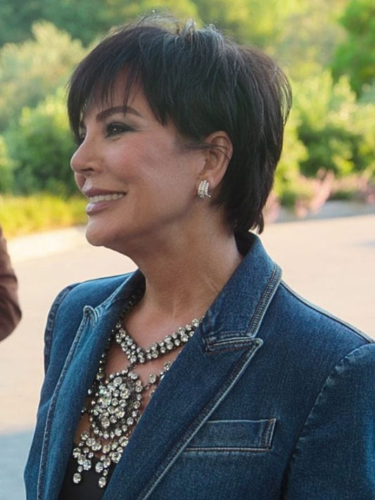 The Kardashians S06 Kris Jenner Denim Blazer The Kardashians S06 Kris Jenner Denim Blazer Blue