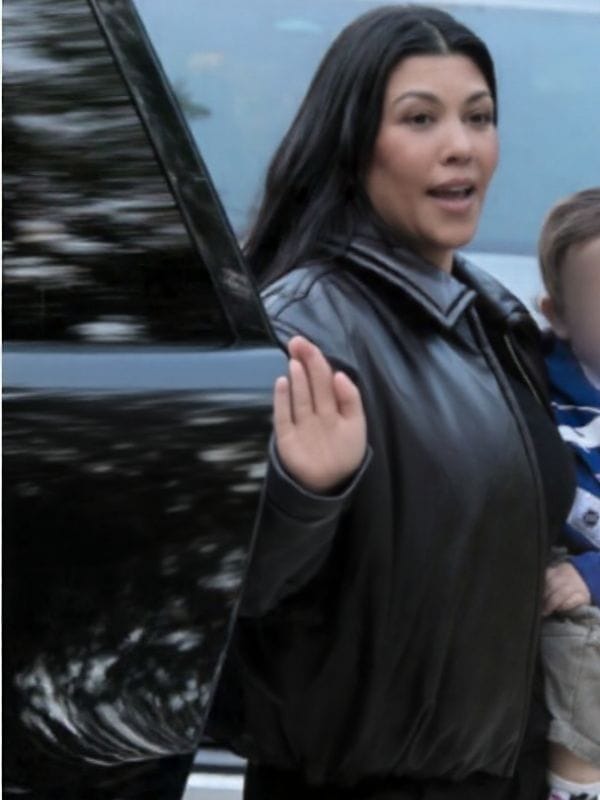 The Kardashians S07 Kourtney Kardashian Leather Jacket
