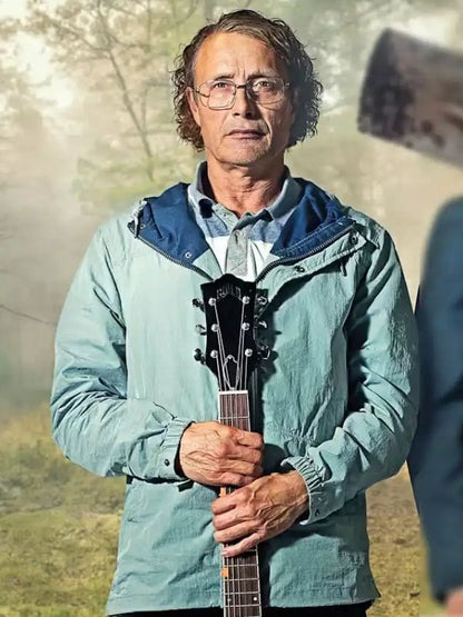 The Last Viking Mads Mikkelsen Blue Jacket
