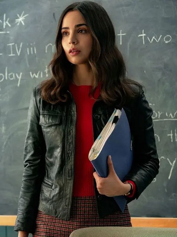 The Life List 2025 Sofia Carson Leather Jacket The Life List 2025 Sofia Carson Leather Jacket