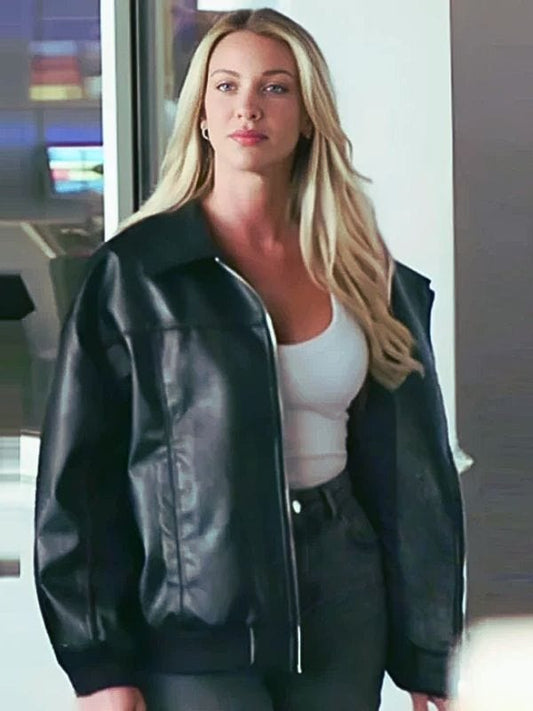 The McBee Dynasty S02 Calah Jackson Black Leather Jacket