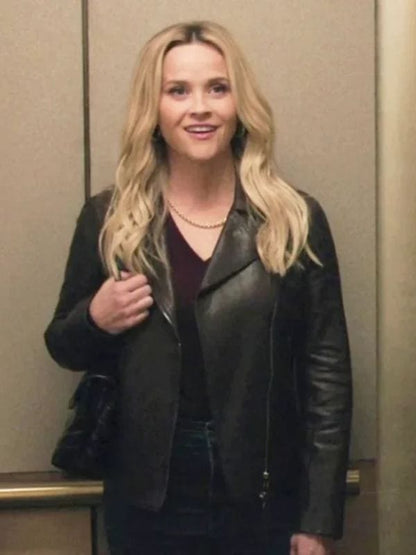 The Morning Show S04 Bradley Jackson Leather Jacket Black