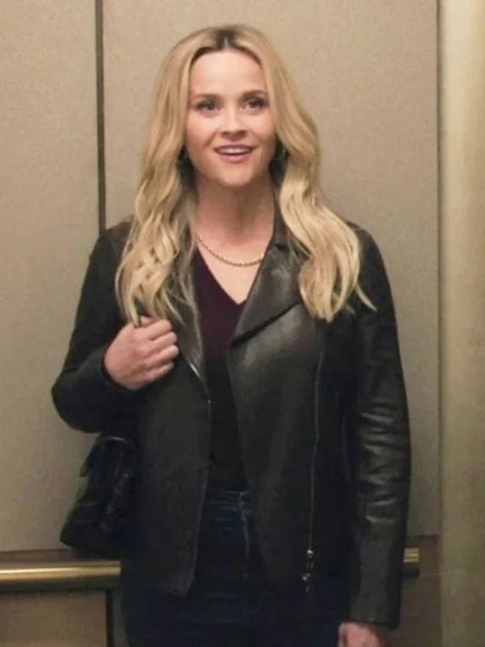 The Morning Show S04 Bradley Jackson Leather Jacket Black