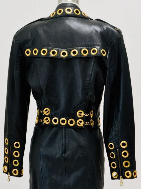 The Nanny S02 Fran Fine Black Leather Jacket The Nanny S02 Fran Fine Black Leather Jacket