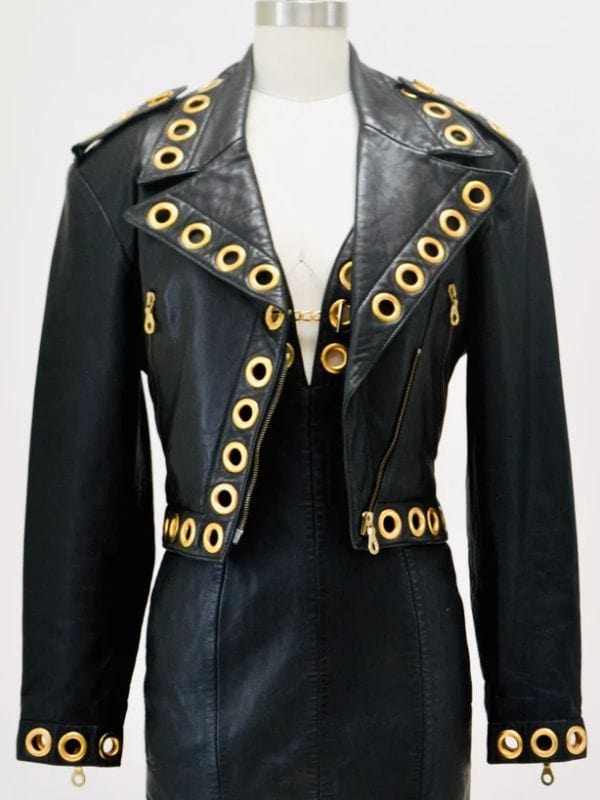 The Nanny S02 Fran Fine Black Leather Jacket The Nanny S02 Fran Fine Black Leather Jacket