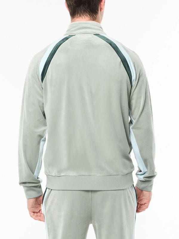 The Neighborhood S08 Calvin Grey Track Jacket