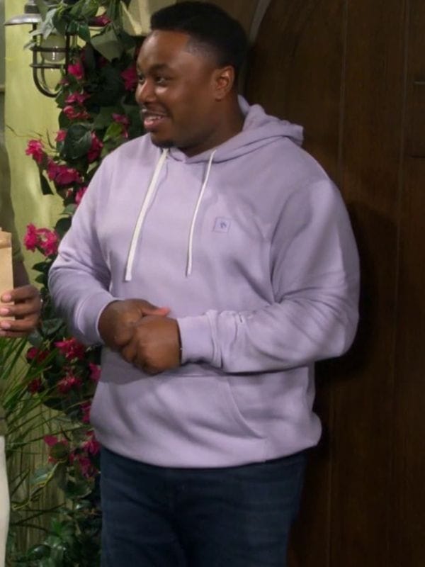 The Neighborhood S08 Marcel Spears Purple Hoodie