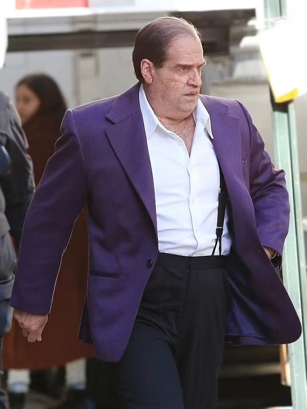 The Penguin 2024 Colin Farrell Purple Blazer