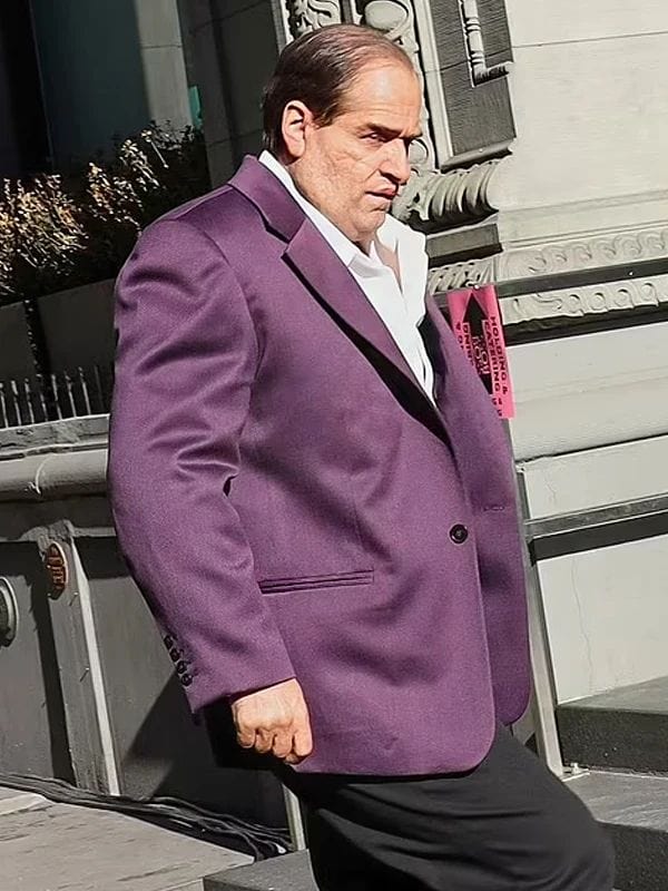 The Penguin 2024 Colin Farrell Purple Blazer