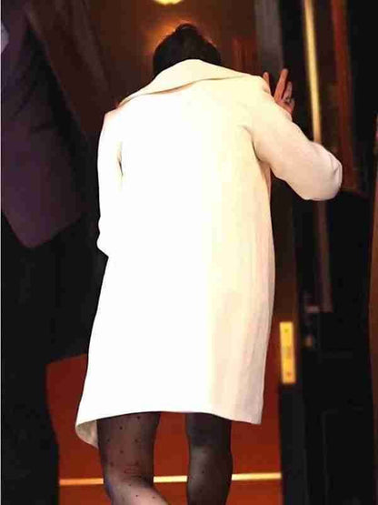 Cristin Milioti The Penguin Sofia Falcone White Coat