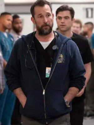 The Pitt 2025 Noah Wyle Hoodie Blue