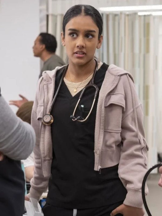 The Pitt S01 Dr. Victoria Javadi Hooded Jacket