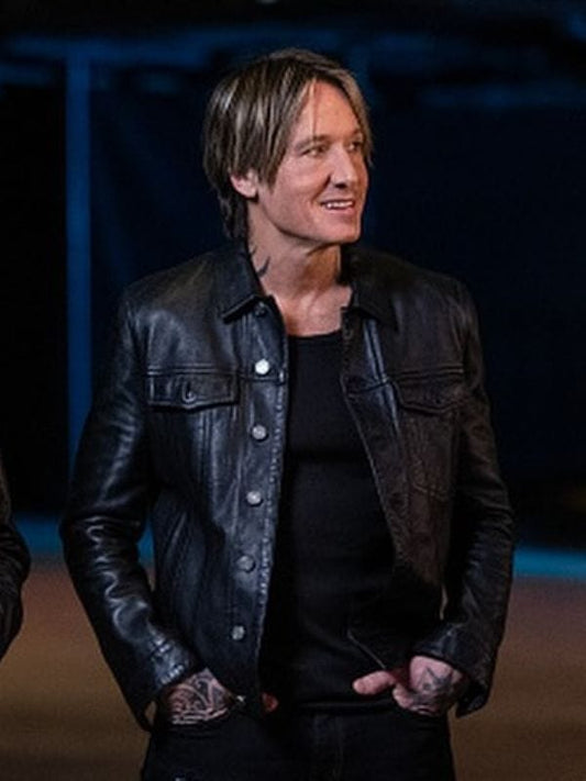 The Road S01 Keith Urban Leather Jacket Black
