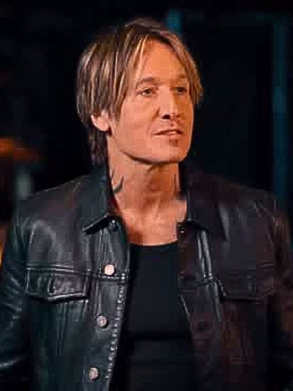 The Road S01 Keith Urban Leather Jacket Black