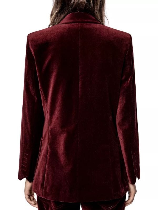 The Rookie S07 Angela Lopez Velvet Blazer