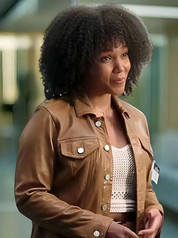 The Rookie S07 Jasmine Mathews Leather Jacket