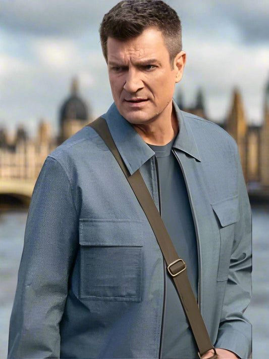 The Rookie S07 Nathan Fillion Blue Jacket The Rookie S07 Nathan Fillion Blue Jacket