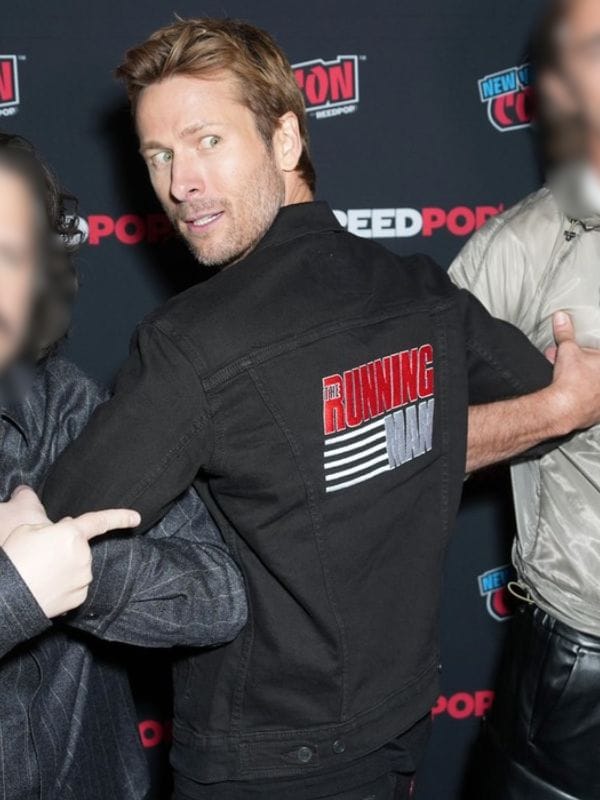 The Running Man NYCC Glen Powell Black Jacket
