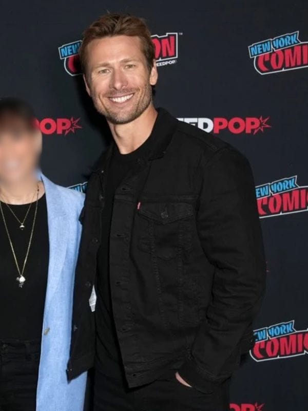 The Running Man NYCC Glen Powell Black Jacket