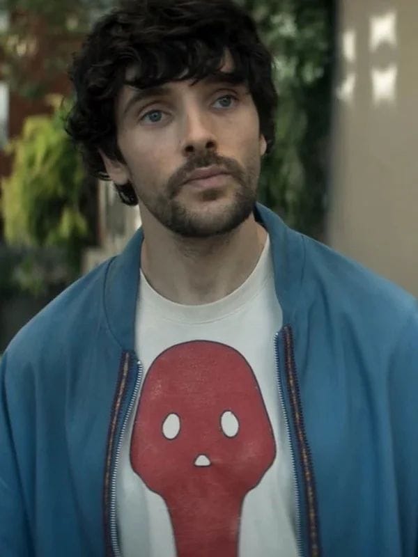 The Sandman 2025 Colin Morgan Bomber Jacket Blue