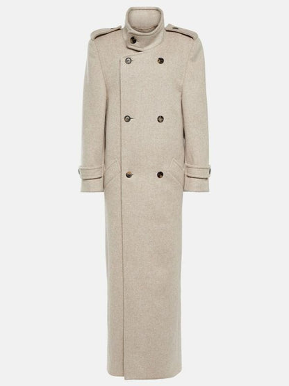 Lucifer The Sandman S02 Gwendoline Christie Beige Coat
