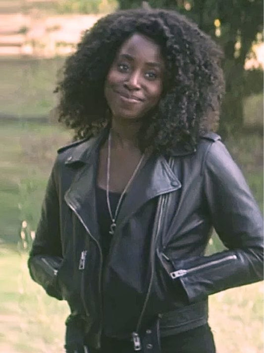The Sandman S02 Rose Walker Black Leather Jacket- Shop Now