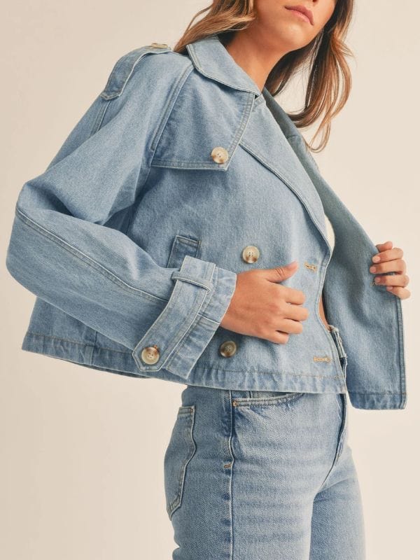 The Secret Lives of Mormon Wives Layla Taylor Denim Jacket The Secret Lives of Mormon Wives Layla Taylor Denim Jacket