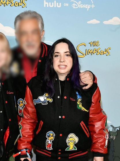 The Simpsons 2026 Mia Mantegna Varsity Jacket