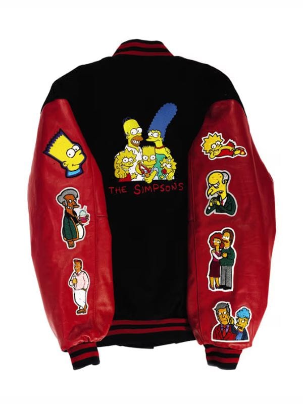 The Simpsons 2026 Mia Mantegna Varsity Jacket
