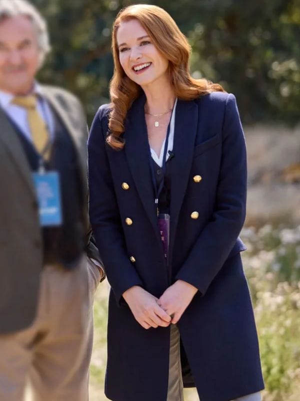 The Stars Between Us 2026 Sarah Drew Blue Coat