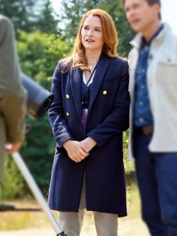 The Stars Between Us 2026 Sarah Drew Blue Coat