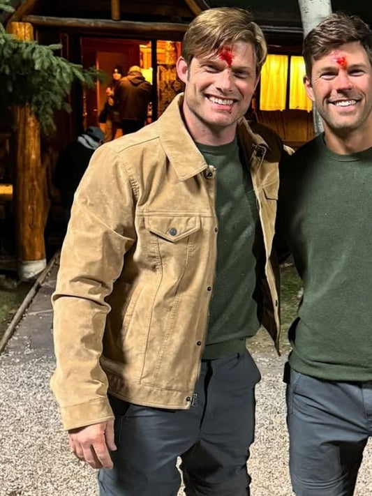The Stranger in My Home Chris Carmack Brown Jacket
