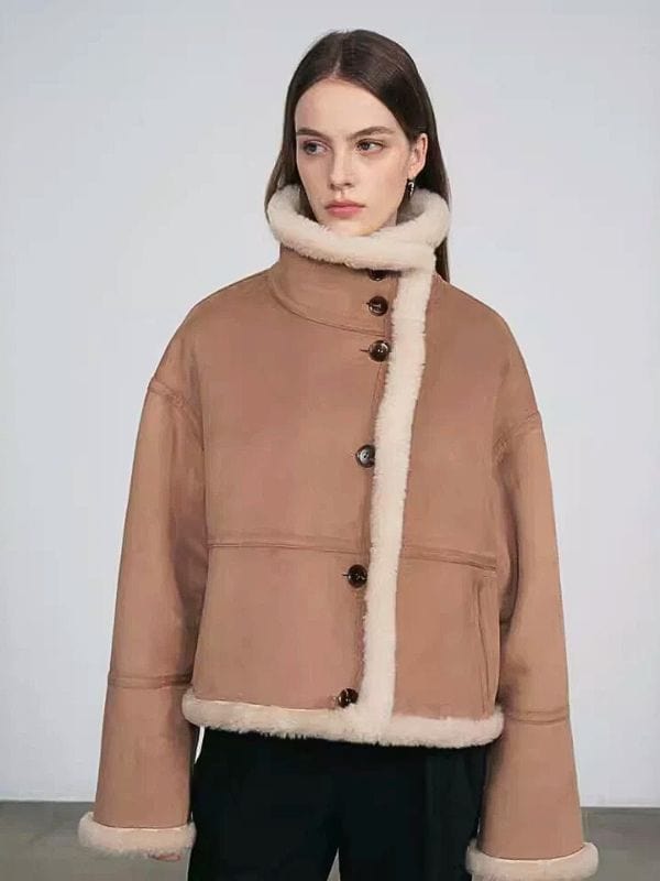The Summer I Turned Pretty S03 Belly Conklin Shearling Suede Jacket