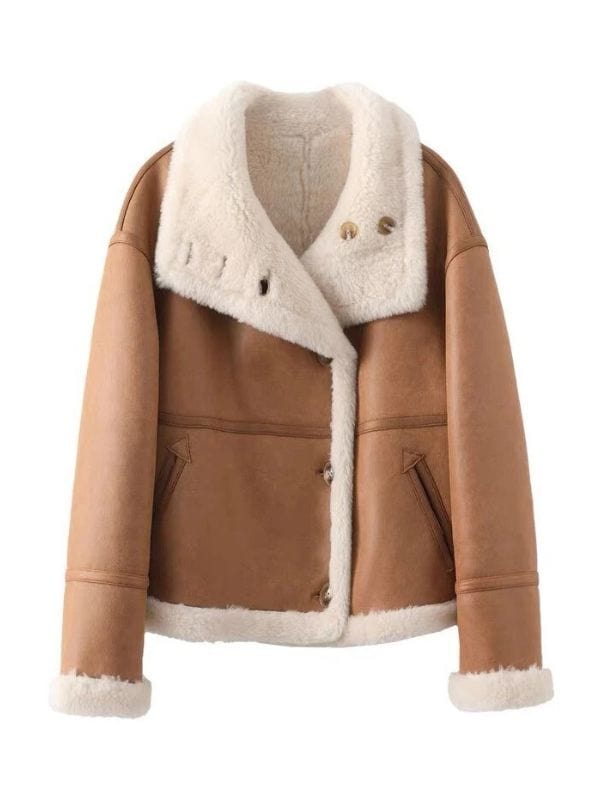 The Summer I Turned Pretty S03 Belly Conklin Shearling Suede Jacket