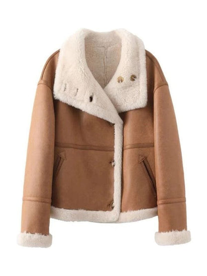 The Summer I Turned Pretty S03 Belly Conklin Shearling Suede Jacket