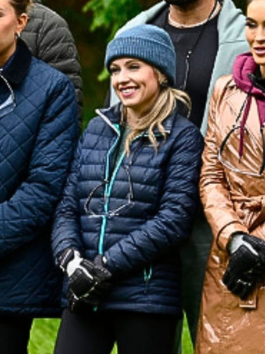 The Traitors US S03 Britney Haynes Puffer Jacket Blue