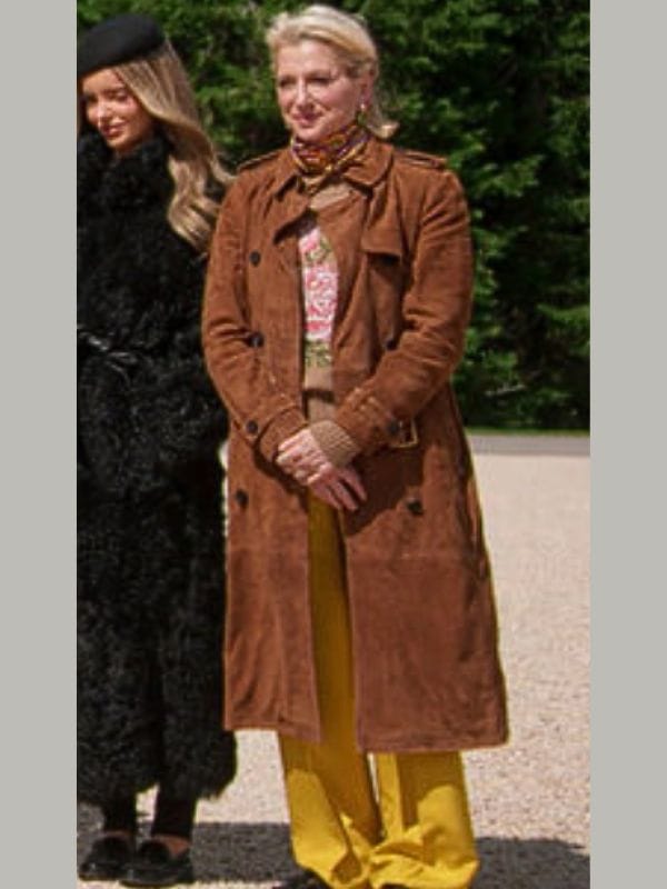 The Traitors US S04 Dorinda Medley Suede Coat