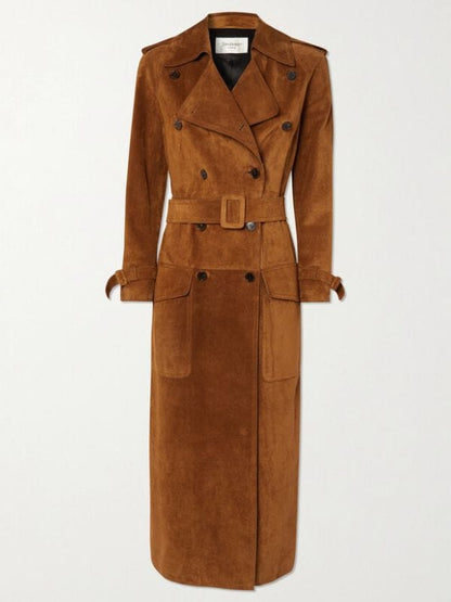 The Traitors US S04 Dorinda Medley Suede Coat