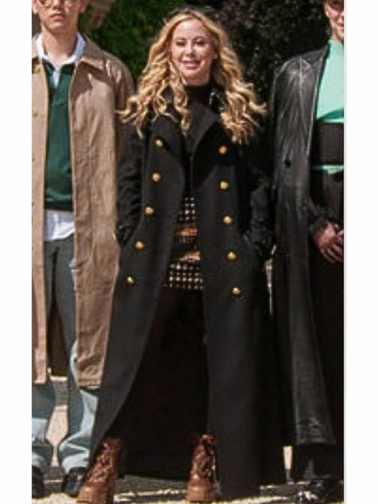 The Traitors US S04 Tara Lipinski Black Coat