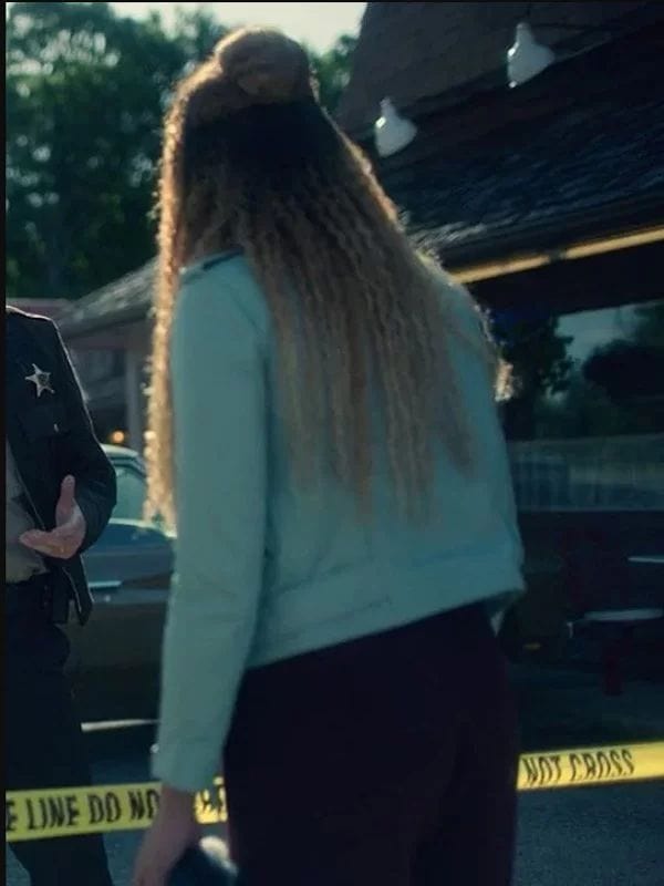 The Umbrella Academy Allison Hargreeves Grey Biker Jacket The Umbrella Academy Allison Hargreeves Grey Biker Jacket
