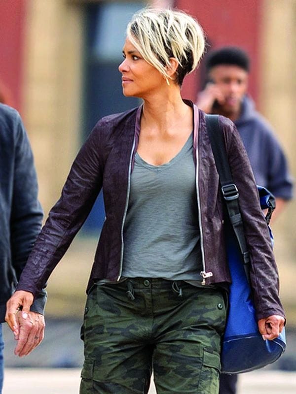 The Union Roxanne Hall Brown Jacket Halle Berry The Union Roxanne Hall Brown Jacket 