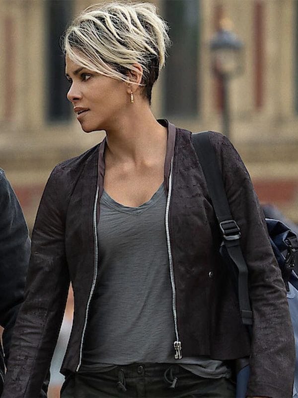 The Union Roxanne Hall Brown Jacket Halle Berry The Union Roxanne Hall Brown Jacket 