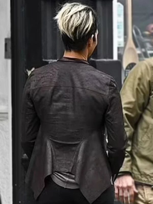 The Union Roxanne Hall Brown Jacket Halle Berry The Union Roxanne Hall Brown Jacket 