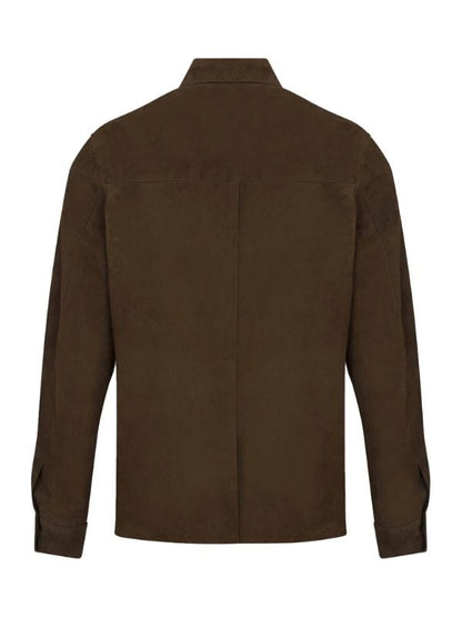The Woman in Cabin 10 Guy Pearce Suede Jacket