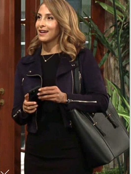 The Young and the Restless Lily Winters Suede Jacket The Young and the Restless Lily Winters Suede Jacket